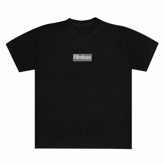 Filmbox Boxy Logo Unisex Tee 6.1 Black