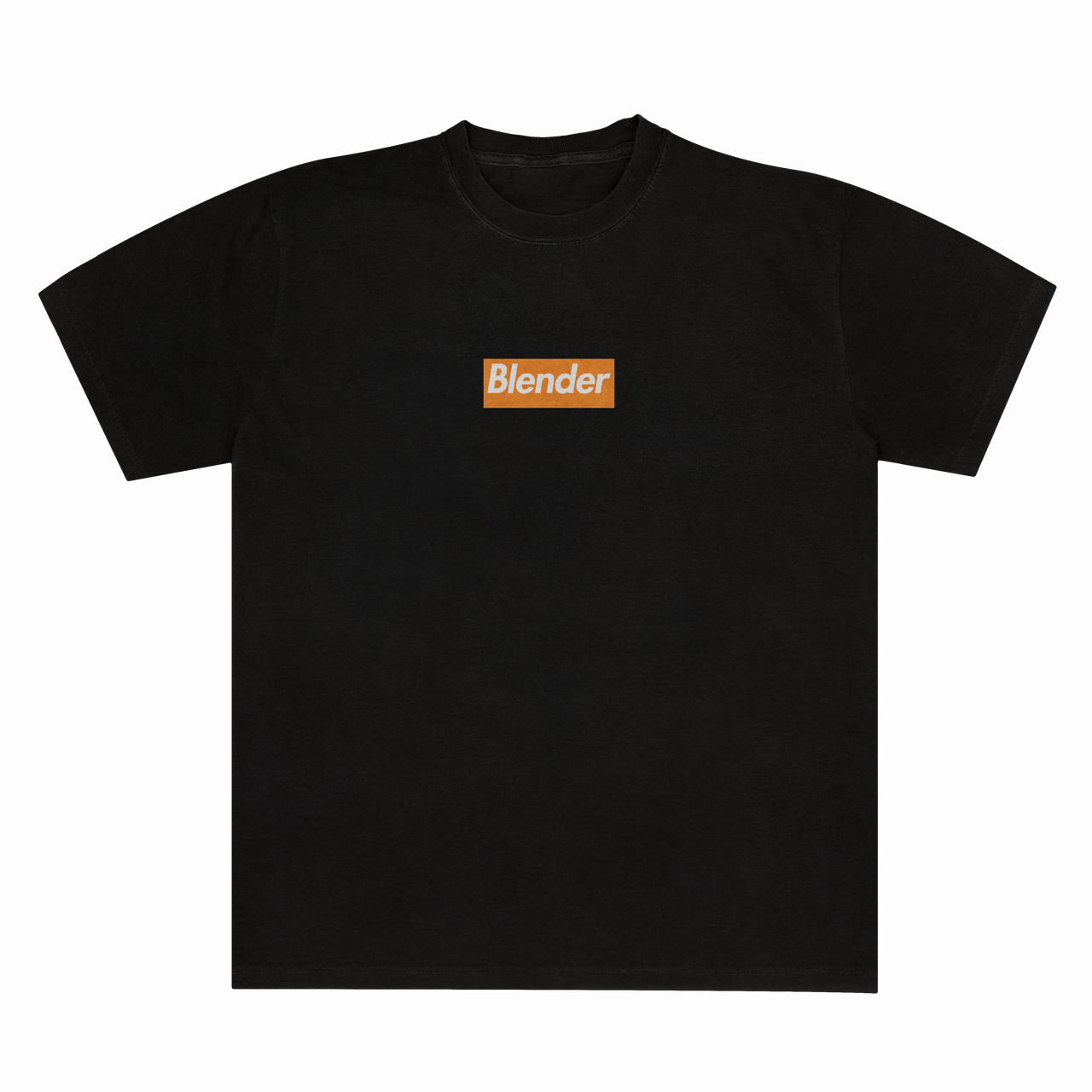 Blender Boxy Logo Unisex Tee 6.1 Black