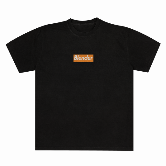 Blender Boxy Logo Unisex Tee 6.1 Black