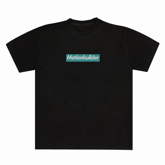 Motionbuilder Boxy Logo Unisex Tee 6.1 Black