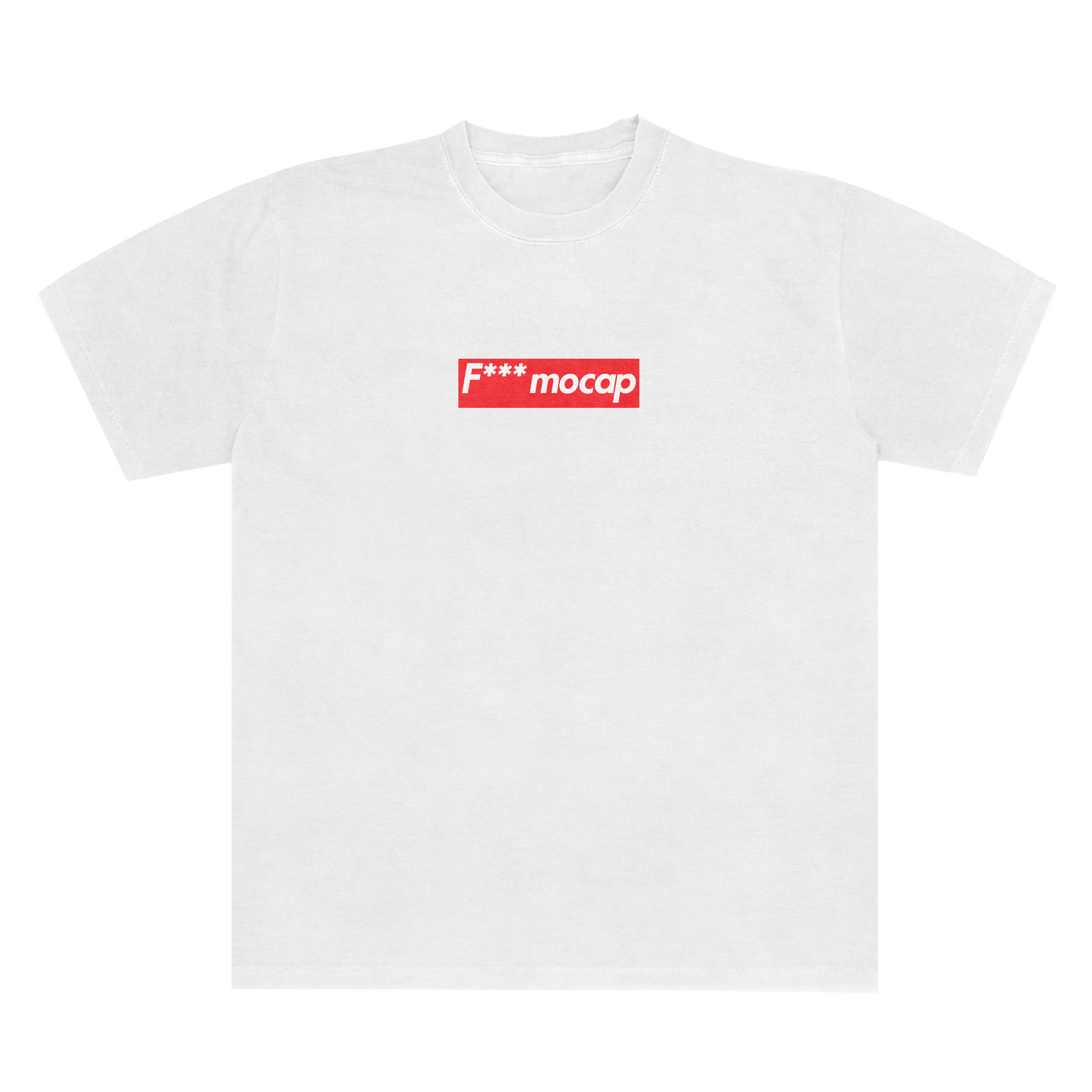 F*** Mocap Boxy Logo Unisex Tee 6.1 White