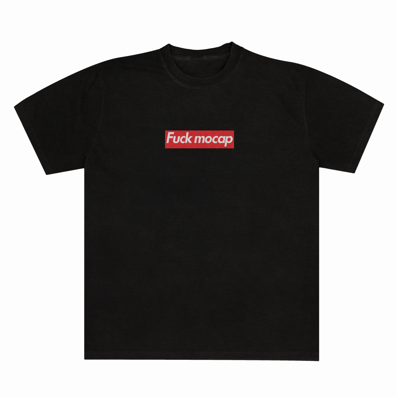 Fuck Mocap Boxy Logo Unisex Tee 6.1 Black