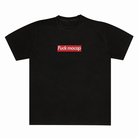 Fuck Mocap Boxy Logo Unisex Tee 6.1 Black