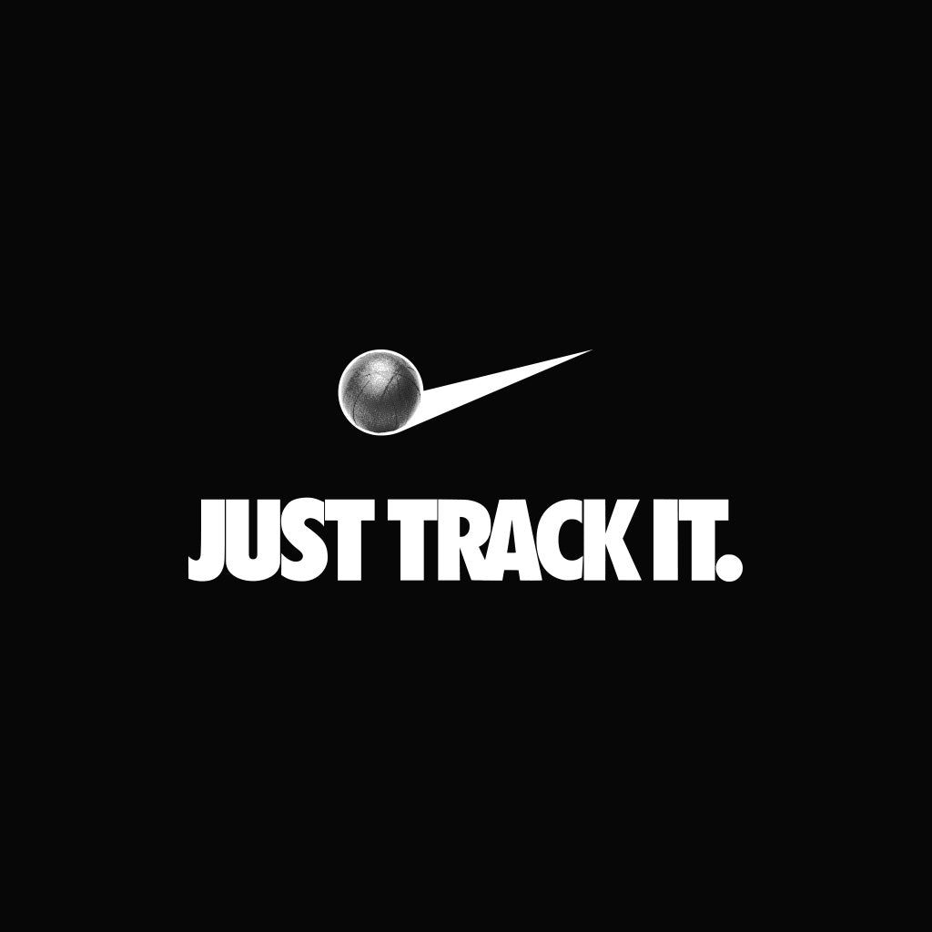 Just Track It. Unisex Tee 6.5 Black